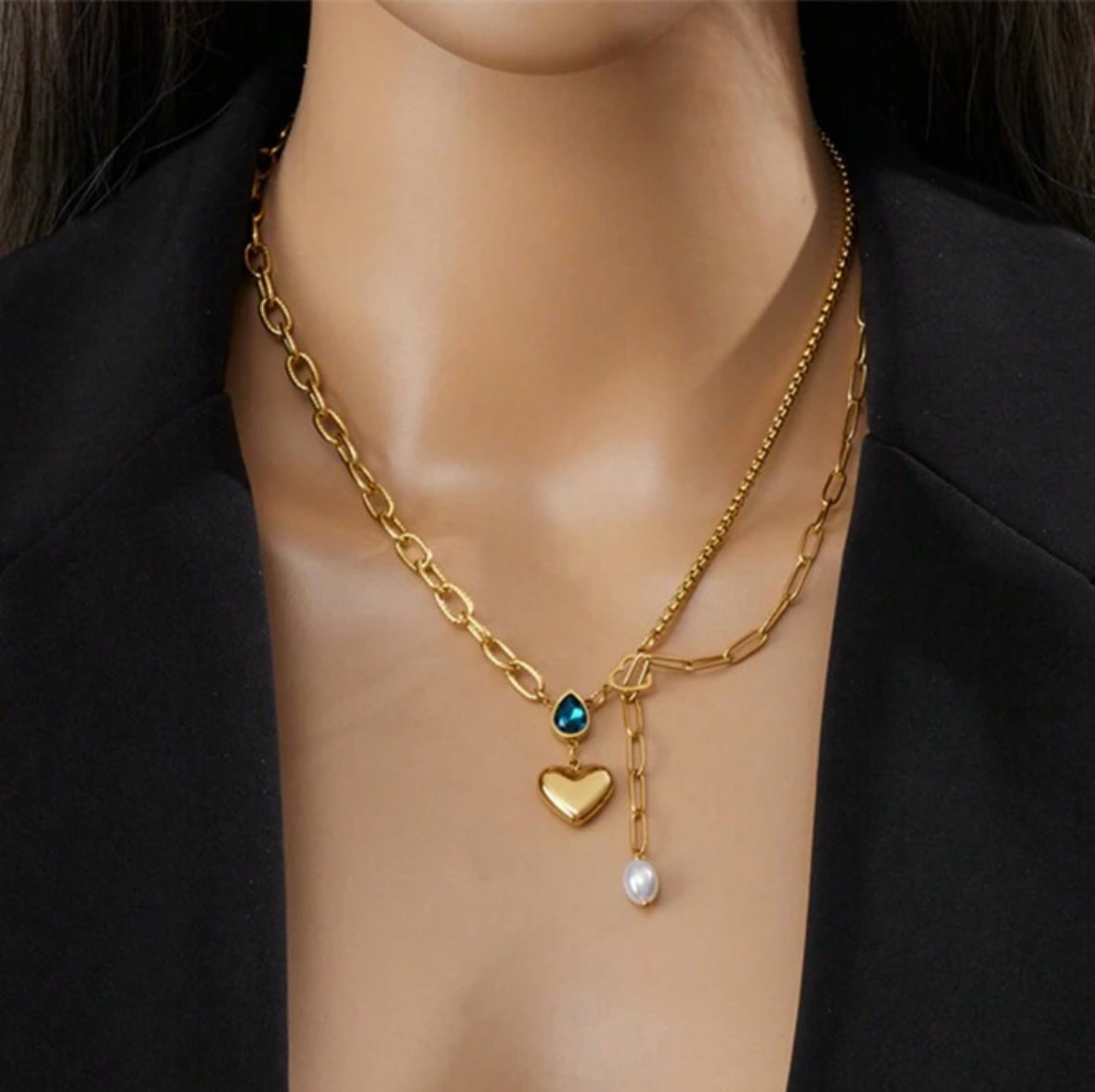 Corazón y diamante