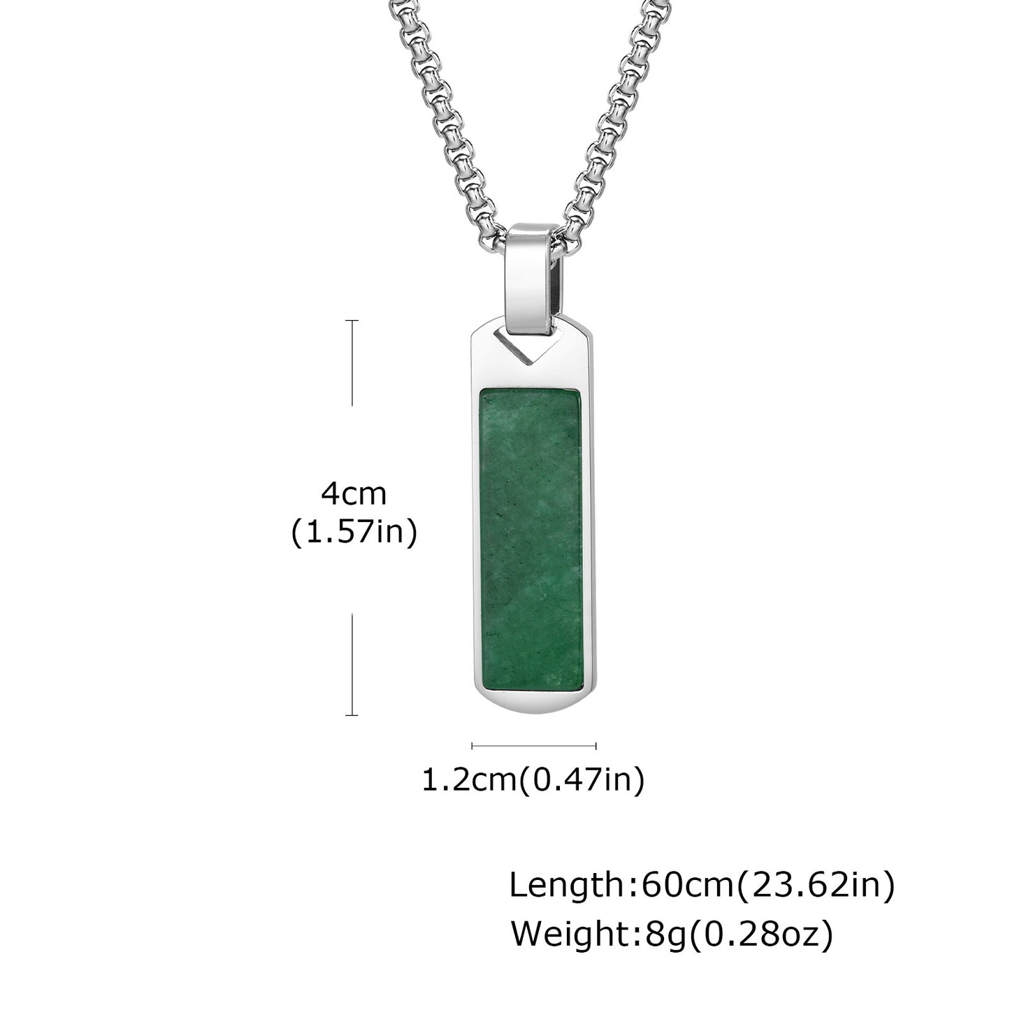 Collar pendiente piedra aventurina