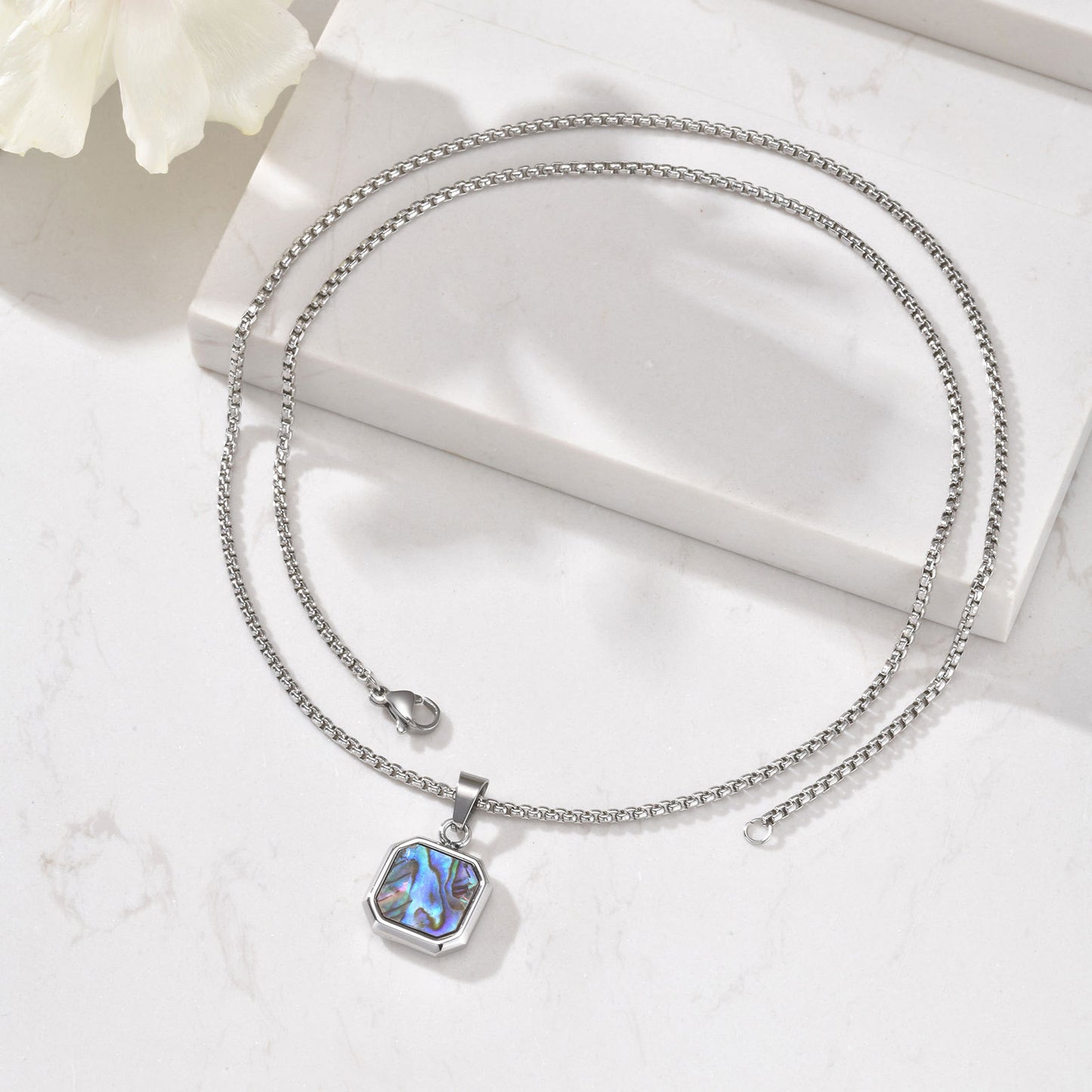 Collar pendiente abalone shell