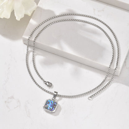 Collar pendiente abalone shell