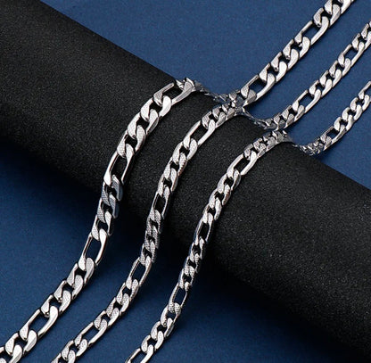 Cadena figaro vintage (7.5mm, 9mm)