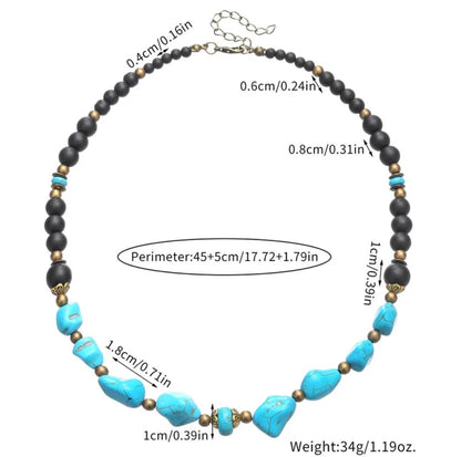 Collar estilo surf turquesa (Niños)