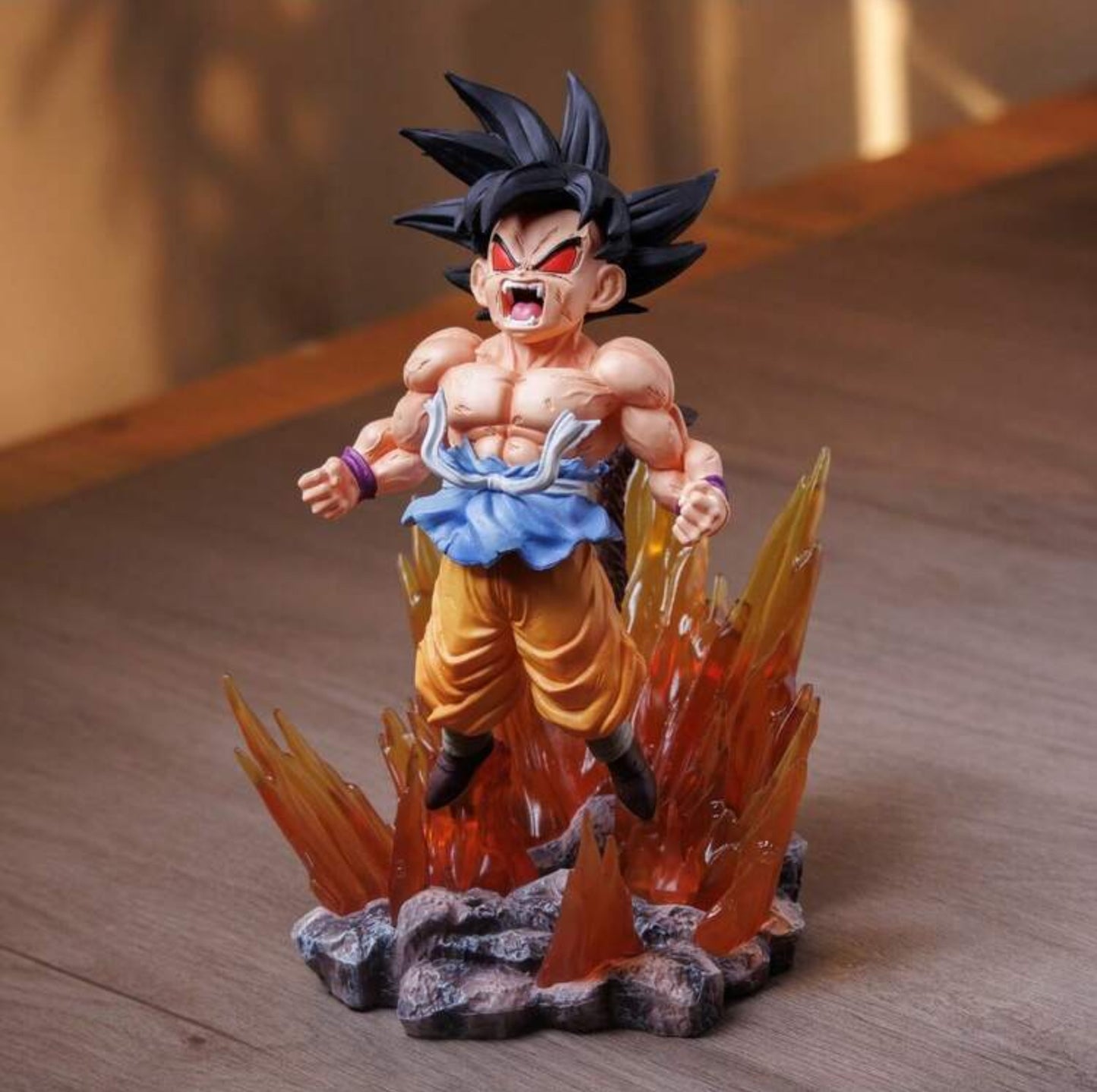 Goku transforming into golden ape “7 figure Dragon Ball GT