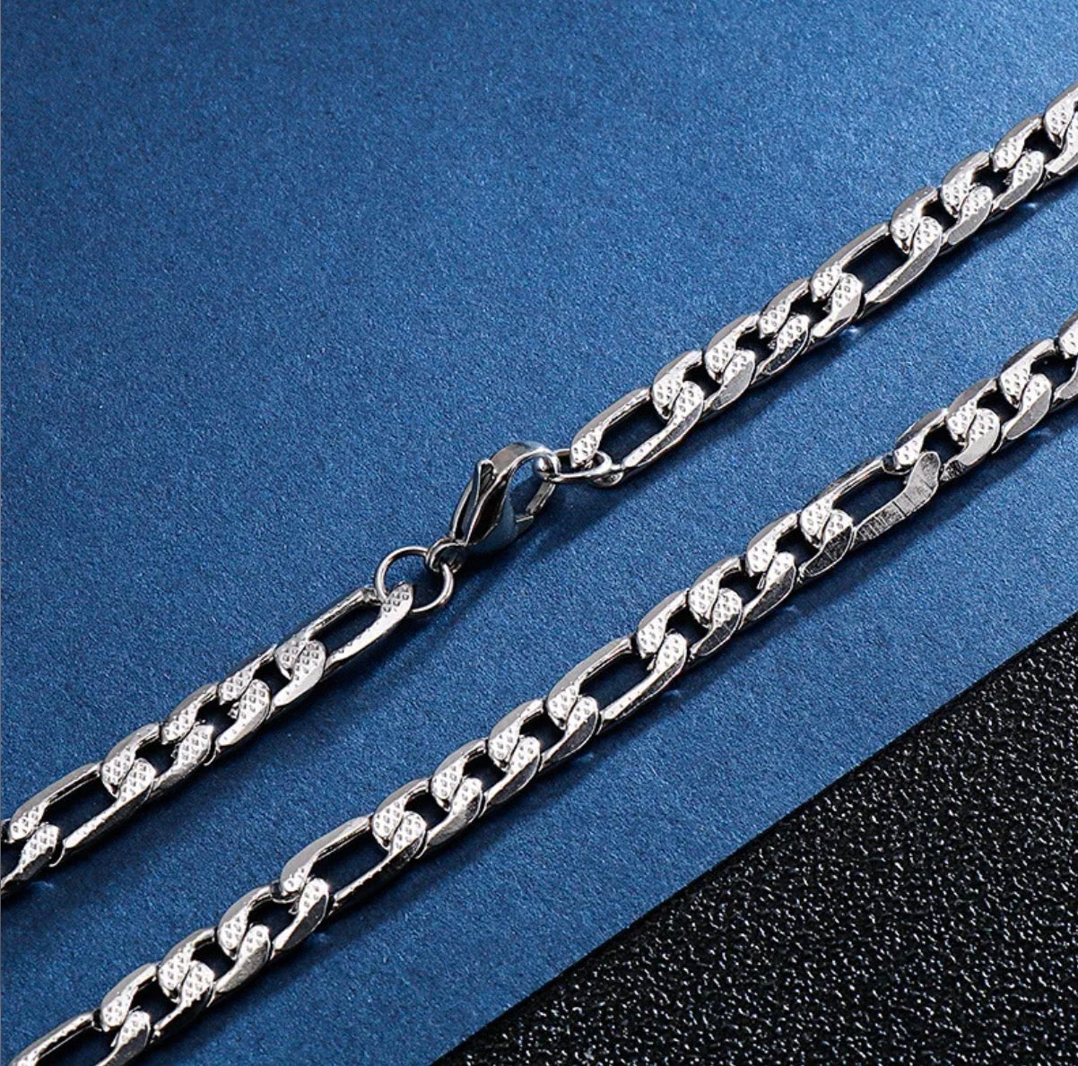 Cadena figaro vintage (7.5mm, 9mm)