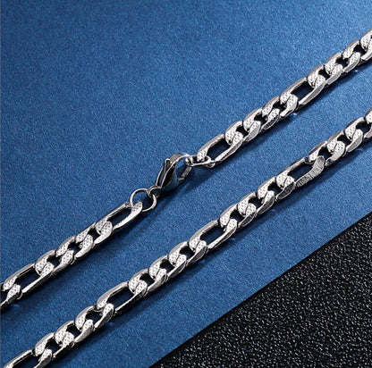 Cadena figaro vintage (7.5mm, 9mm)