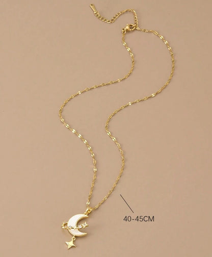 Luna y estrellas