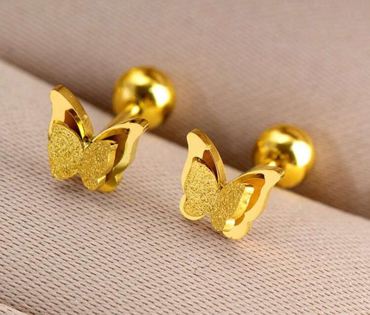 Aretes mariposa (oro)