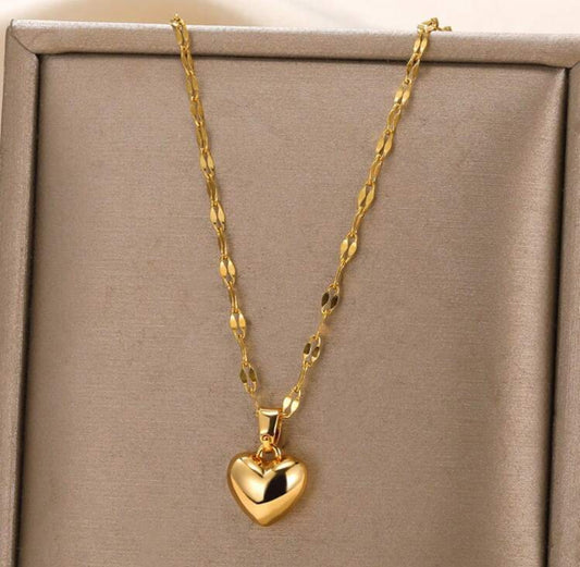 Collar corazón (plata o oro)