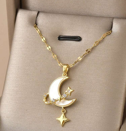Luna y estrellas