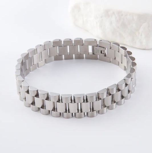 Pulsera acero inoxidable (15mm x 21.5cm)