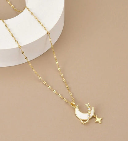 Luna y estrellas