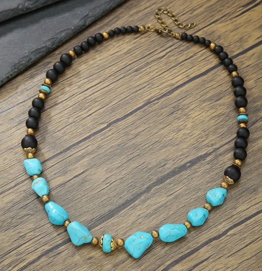 Collar estilo surf turquesa (Niños)