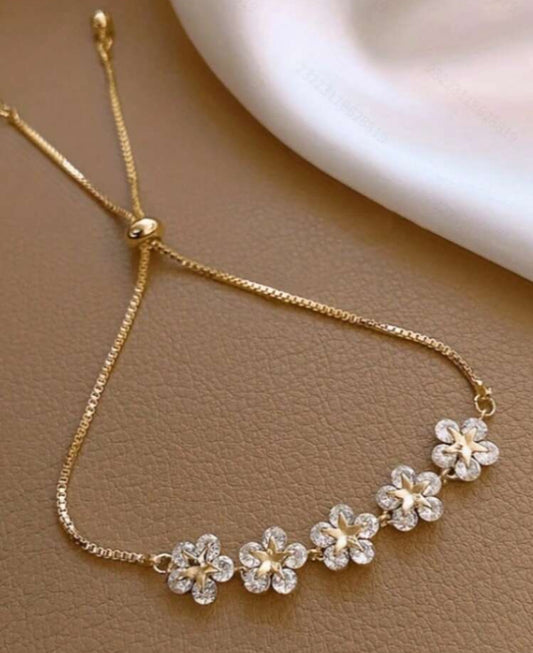 Brazalete delicado flores