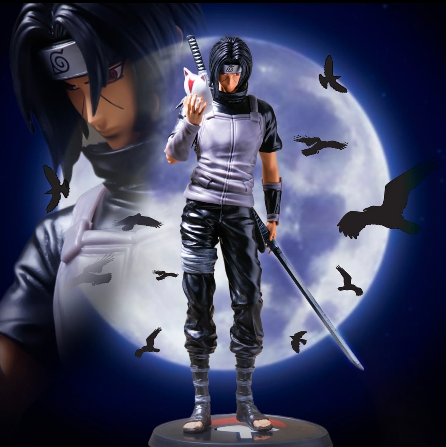Itachi ANBU 11” figure Naruto Shippudden