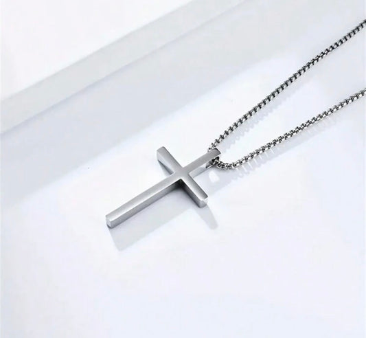 Collar cruz (plata)