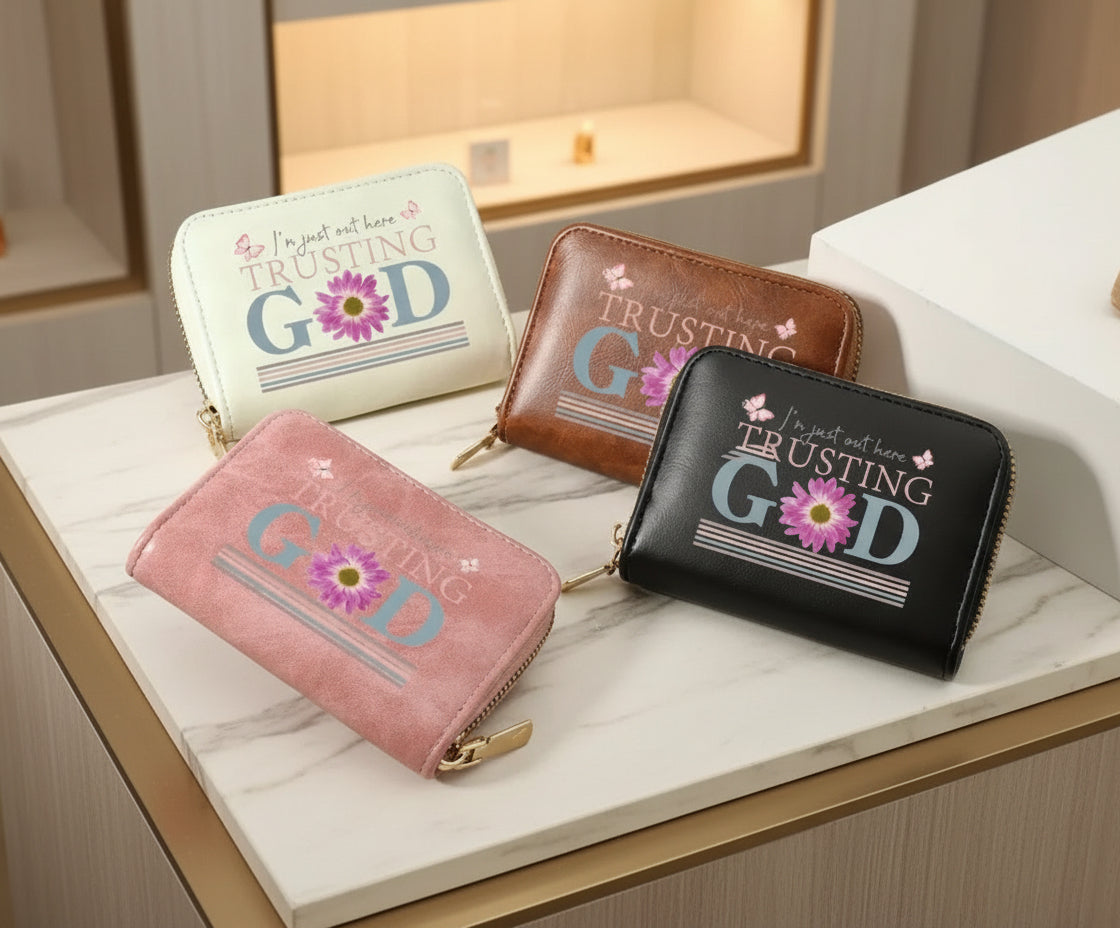 Tarjetero “I’m just out here TRUSTING GOD”