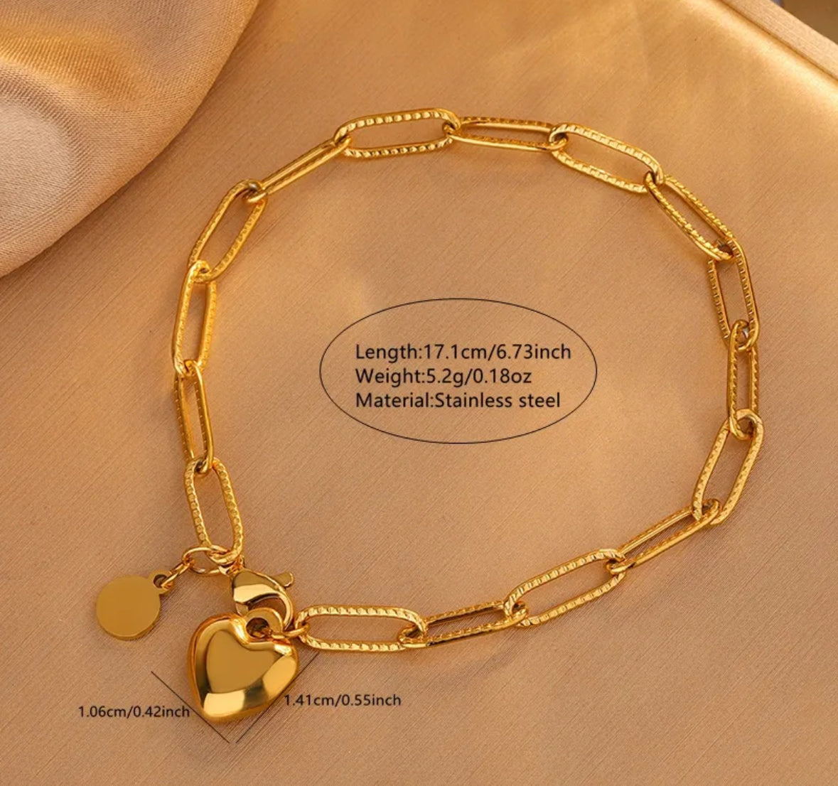 Set collar y brazalete oro