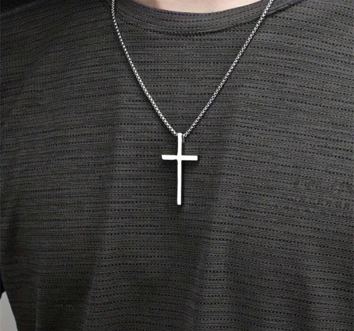 Collar cruz (plata)