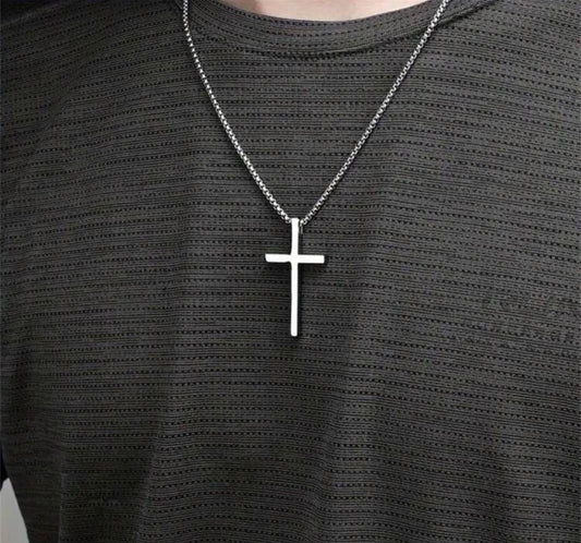 Collar cruz (plata)