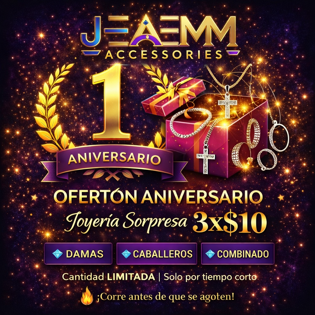 3 Joyas por $10 Paquete Sorpresa