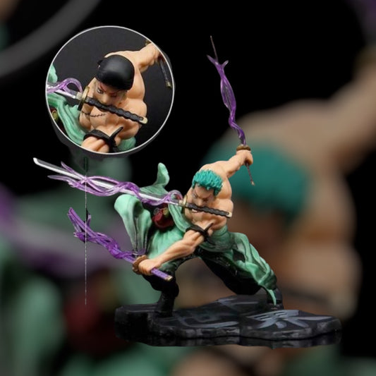 Zoro three thousand swords 9.5” figure One Piece