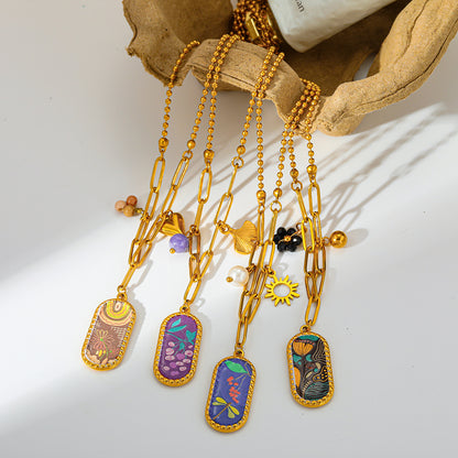 Collar patrones flor