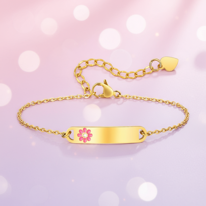 Brazalete flor niñas