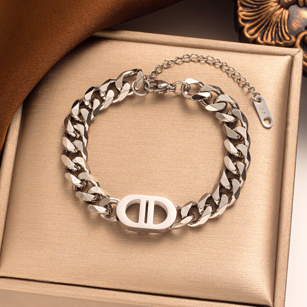Brazalete damas plata