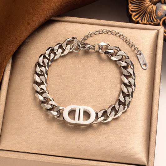 Brazalete damas plata